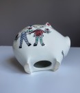 Sparegris/ sparebøsse/ piggy bank Spareskillingsbanken - Inger Waage Stavangerflint 1960 tallet thumbnail