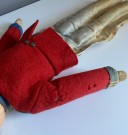 Antikk boudoir tøydukke - England, 1920/30 tallet thumbnail