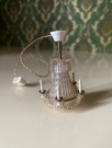 Lundby dukkehus møbler tilbehør 1:18 - Krystallkrone lysekrone taklampe (6142) 1970-tallet thumbnail