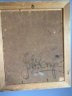 Portrett, olje på plate - Johannes Enger, Norge thumbnail