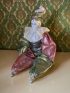 Klovn Pierrot Harlequin porselensdukke 1980/90-tallet thumbnail