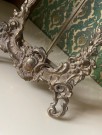 Bilderamme/ bordramme forgylt messingpatinert metall art nouveau rokokkostil  thumbnail