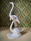 Flamingo fugl hvit figur/ skulptur i Art Deco stil Villeroy & Boch Septfontaines thumbnail