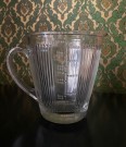Litermål målemugge klart pressglass P & S.Ltd REG. DES. 824215 England 1950-tallet thumbnail