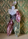 Klovn Pierrot Harlequin porselensdukke 1980/90-tallet thumbnail