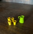 Lundby dukkehus tilbehør 1:18 service mugge/kanne glass thumbnail