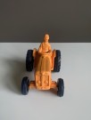 TOMTE bil oransje Major tractor/ traktor vinylplast modell 755 - Lærdal Stavanger Norge 1960/ 70 tallet thumbnail