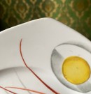 Skalldyrservice asjett tallerken Rolf Frøyland Figgjo Flint Norway 1960-tallet thumbnail