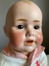 Antikk dukke bisquit porselen H42 cm - Kestner J.D.K Tyskland 1910/ 20 tallet thumbnail
