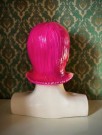 Pink Rosa Lady Lulu Mannequin hode torso utstillingsbyste dukke i kompositt plastmateriale  thumbnail