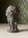 Art Deco liten vase i patinert formpresset metall i Jugend stil 1900-tallet thumbnail