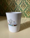 Barneservice barnesett Jumbo porselenskrus uten hank med elefant motiv Figgjo 1970/ 80-tallet thumbnail