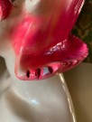 Pink Rosa Lady Lulu Mannequin hode torso utstillingsbyste dukke i kompositt plastmateriale  thumbnail