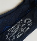 Happy Foot blå knestrømper nylon/ ull one size/ 39-44 - Puller & Hambly England  thumbnail