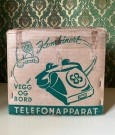 Landhandel reklame Kombinert vegg og bord telefonapparat Elektrisk Bureau emballasje i papp thumbnail