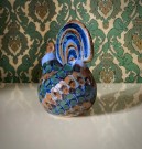 Håndmalt fugl høne figur i keramikk - KE Ken Edwards El Palomar Mexico 1960/ 70 tallet thumbnail