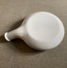 Medisinsk utstyr urinbekken bedpan potte i hvit porselen/ steingods thumbnail