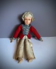 Antikk boudoir tøydukke - England, 1920/30 tallet thumbnail