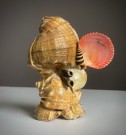 Suvenir/ kitsch/ eksotisk havskjell dekor/ pyntegjenstander - 1970 tallet thumbnail