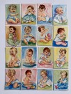 Glansbilder babyglans komplett serie 1950/ 60 tallet thumbnail