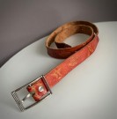 Skinnbelte barn - Western motiv, 60-70 tallet thumbnail