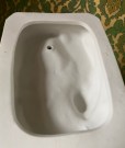 Venus Romersk gudinne knelende akt kvinne/ damefigur/ skulptur/ statue bisque porselen  thumbnail