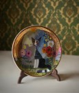 Rosinas World of Cats Luce Solar katt mini plate/ plett (41) - R. Wachtmeister Goebel Germany Tyskland thumbnail