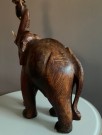 Kitschy elefant bordlampe i tre med skjerm - Redesign OldshitVT thumbnail