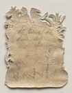 Antikk Viktoriansk glansbilde elefant orientalsk motiv 1890-1900 tallet thumbnail