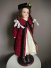 Antikk sovedukke  Bisquit porselen H53 cm - Armand Marseille Tyskland 1900 tallet thumbnail