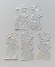 Lott 5 stk glansbilder barn/ maskerade/ klovnemotiv 1950/ 60 tallet thumbnail