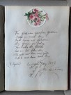 Antikk samlealbum med glansbilder 1889 thumbnail