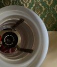 Rød taklampe lampependel pendant Bision Norge 1970-tallet thumbnail