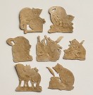 Antikke glansbilder katteglans dyremotiv 1900-tallet thumbnail