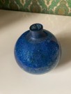 Kulevase blått/grønt kunstglass - Benny Motzfeldt Randsfjord Glassverk Norge 1960 tallet thumbnail