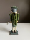 Vintage kitsch Nutcracker Golfer Nøtteknekker trefigur  thumbnail