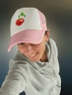 Rosa/ hvit trucker trailer retro caps,  one size - Oldshit-vintagetreasures  logo thumbnail