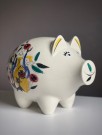 Stor sparegris/ sparebøsse/ piggy bank  Rogalandsparebank AS - Inger Waage Stavangerflint 1960 tallet thumbnail
