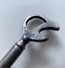 Reklame masternøkkel nøkkelformet flaskeåpner i metall Hansa øl thumbnail