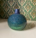 Kulevase Grønt/ blått kunstglass - Benny Motzfeldt Randsfjord Glassverk Norge 1960 tallet thumbnail