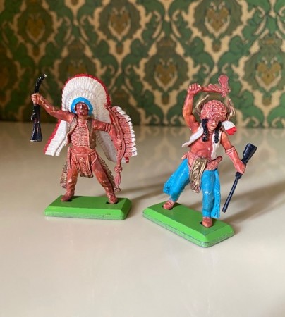 Apache Britains Deetails indianer lekefigur W.Britain LTD England 1971