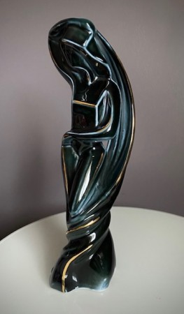 Porselens figur - Apulum Lucru Manual/ Romania, 1980 tallet