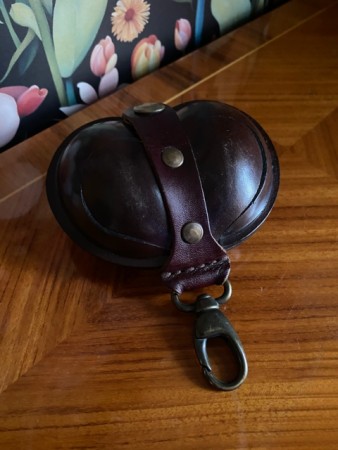 Pellet Pouch veske pengepung etui oppbevaringsboks jakt brunt skinn