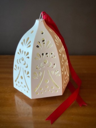 Stråla stor lyslykt julelys batteri LED-belysning hvit plast design Cheryl Ke IKEA Sweden 2015