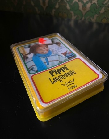 Pippi Langstrømpe kortspill Pippi-firkort 21202 DAMM 1972