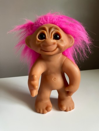 Stort DAM lykketroll samlefigur - Thomas Dam Danmark 1977