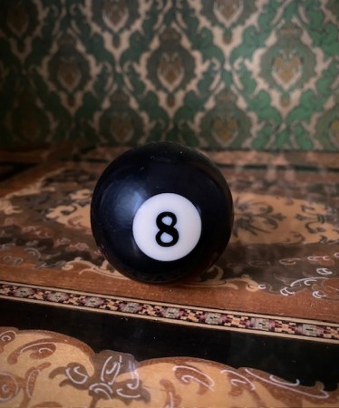 Biljard svart 8-ball kule 