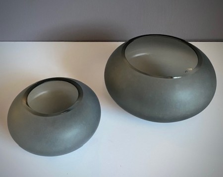 Bolle/ skål i matt kunstglass - SEA Glasbruk Sverige