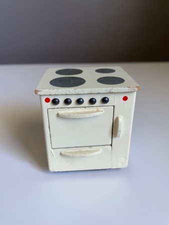 Lundby dukkehus møbler tilbehør 1:18 - Komfyr kjøkken 1960 tallet