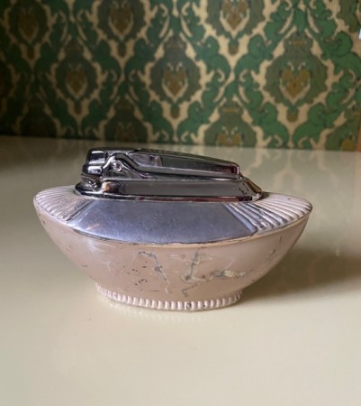 Bordlighter luster emaljert metallbase Ronson England
